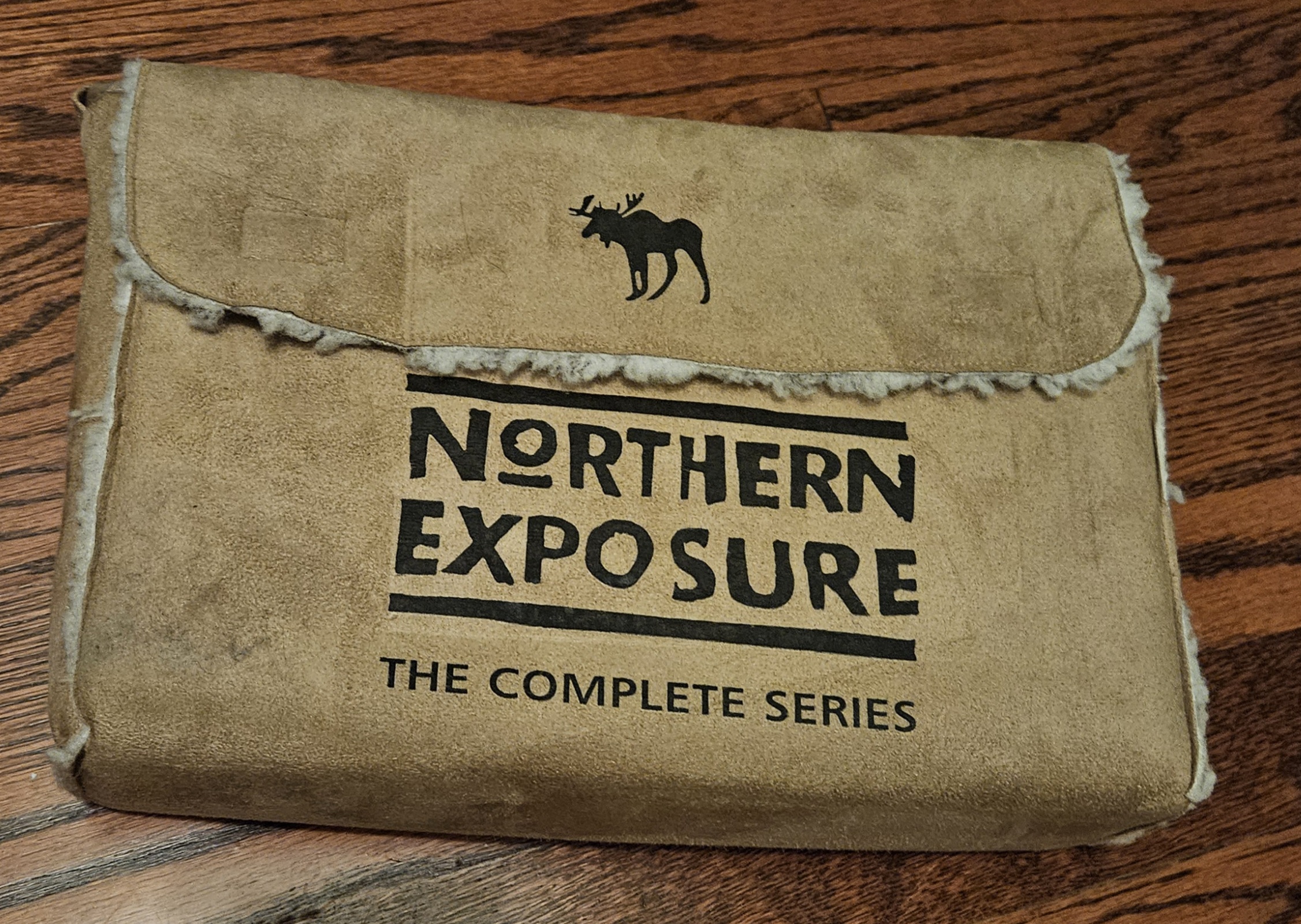 a tan, fake-fur-lined parka marked "Northern Exposure: The Complete Series"